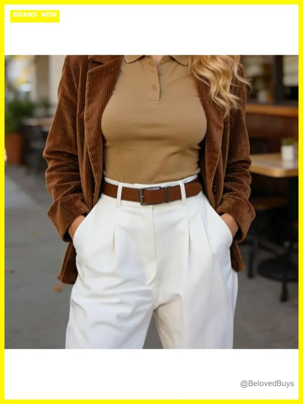 Women's Reversible Faux Leather Belt for Jeans Pants Dress, Trim to Fit